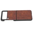 thumbnail image 2 of Leather Texture Phone Casefor Galaxy Z FlipBusiness Real Leather Texture Business Leather Phone Casefor Galaxy Z Flip Leather Texture Phone Coverfor Z Flip Extended Durability, 2 of 5