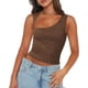 thumbnail image 3 of Y2K Camiseta sin mangas para mujer, escote irregular, sin mangas, tops halter, traje sexy para mujer, chaleco de moda, 3 of 5