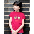 thumbnail image 2 of Daisy Bicycle Positive Quote T-Shirt Juniors -Image by Shutterstock,  x-Large, 2 of 4