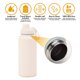 thumbnail image 3 of 1L Stainless Steel Sports Water Bottle, Large Thermos Bottle, Portable Outdoor Water Bottle with Handle, 3 of 5