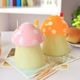 thumbnail image 2 of NICEXMAS 5Pcs Assorted Color Mushroom Shaped Toothpick Case for Organized Storage and Home Decoration, 2 of 8