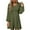 Army Green, variant on SwiftWear Women's Elegant Casual Long Sleeve Scoop Neck Dress Trendy Outfit for Work Cozy & Versatile Dress Sizes S-2XL​​