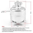 thumbnail image 2 of For Mini Cooper S R52 R53 Radiator Header Expansion Water Coolant Tank Can w/Cap, 2 of 6