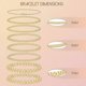 thumbnail image 4 of 7PCS Layered Beaded Bracelets Set for Women Trendy Stretch Elastic Round Ball Beads Bangles Boho Chunky Gold Stackable Bracelets Dainty Jewelry for Gi, 4 of 5