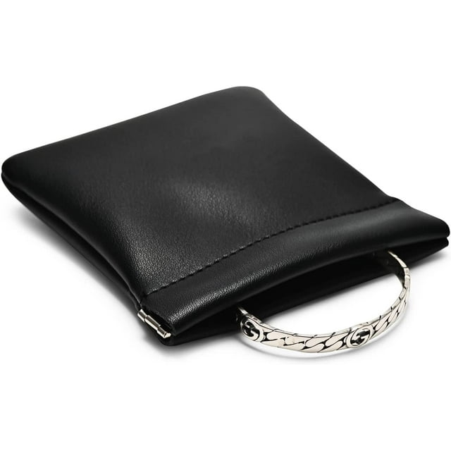 Oirlv PU Leather Jewelry Travel Bag Leather Jewelry Pouch,Wedding Party