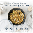 thumbnail image 3 of Nonstick Ceramic Sauté Pan with Lid (4.8 qt, 12 inch), Toxin-Free Deep Frying Pan, Versatile Non Stick Frying Pan, Skillet, Compatible with All Stovetops., 3 of 6