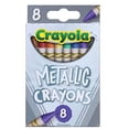 thumbnail image 1 of Crayones metálicos Crayola, paquete de 8 unidades, 1 of 2