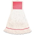 thumbnail image 1 of Synthetic Blend Wet Mop Wide Band Loop, Large - White, 1 of 1
