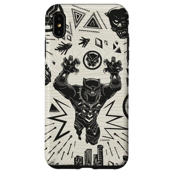 Funda para teléfono Marvel Black Panther Wakanda Forever iPhone XS Max