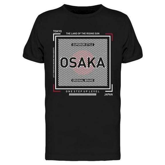 Osaka - Japan  T-Shirt Men -Image by Shutterstock, Male Large