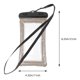 thumbnail image 3 of Funda transparente impermeable para smartphone Bolsa submarina sellada universal para buceo, piragüismo, deportes acuáticos (versión inflable de TPU negro), 3 of 5
