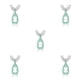 thumbnail image 3 of Bewildely Cepillo de de silicona para bebés Cepillo de Accesorios para niños Limpieza grande, verde Type2 NO2, 3 of 6