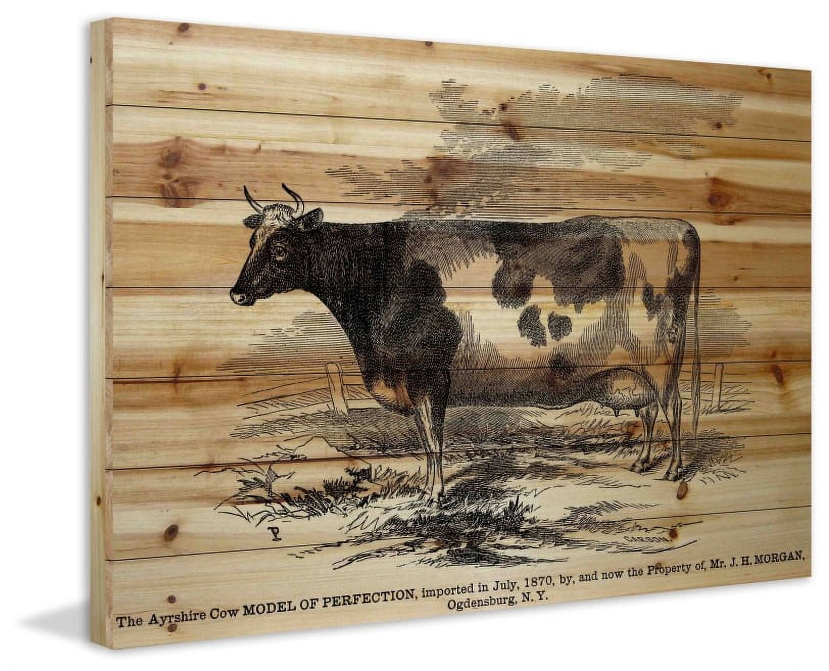 Marmont Hill "Ayrshire Model" Painting Print on Natural Pine Wood