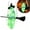 3-Green-LED Light-Up 5 ft, variant on Aurorax Halloween Decorations Outdoor,Large Hanging Swing Ghost Halloween Decor Remote Control LED 4.6 ft Spooky Cute Ghosts Decorations for Front Porch Yard Tree White