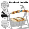 thumbnail image 5 of HELLHERO Sunflower Butterfly Seat & Back Covers for Seniors Men Women Breathable Back Rest Covers Adult Machine Washable Sun & Dust Protector, 5 of 7