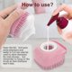 thumbnail image 4 of 5PC Pet bath brush silicone cat and dog massage brush, 4 of 5