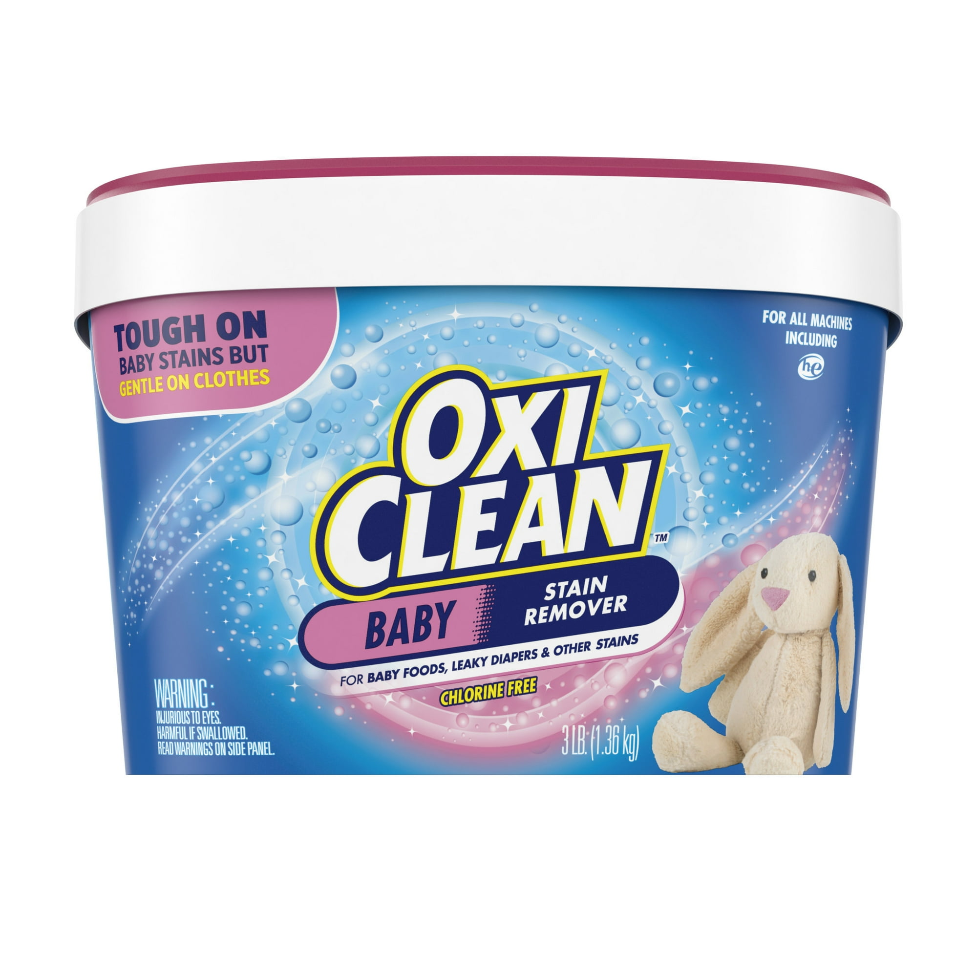 OxiClean Versatile Baby Laundry Stain Remover and Baby Stain Soaker, 3 lb