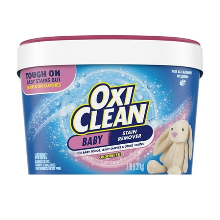 OxiClean Versatile Baby Laundry Stain Remover and Baby Stain Soaker, 3 lb