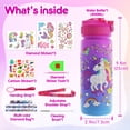 thumbnail image 3 of Mocoosy Decorate Your Own Water Bottle Kits for Girls, Unicorn Mermaid Diamond Art Painting Crafts, Kids Personalized Water Bottle for School, Birthday Christmas Gift Toys for Girls Ages 4 6 8 10 12, 3 of 8