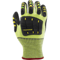 thumbnail image 2 of Hi Vis Impact Resistant Foam Nitrile Palm A6 Cut Level Polyethylene Work Gloves (3X-Large), 2 of 3