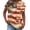 Beige(American Flag Floral Print), variant on Iaqnaocc American Flag Tops for Women 4th Of July Short Sleeve Button Henley V Neck Independence Day American Flag Floral Print Tees Vintage Summer July 4th Celebration T Shirts for Women Yellow S