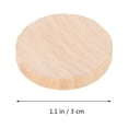 thumbnail image 3 of 50 Pcs Disques en Bois Ronds Non Finis 2.9*0.4Cm pour Enfants Jouets d'Apprentissage Fabrication Artisanale Diy, 3 of 8