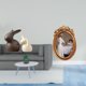 thumbnail image 2 of Juego de estatuas de conejo de con marco de fotos de resina ornamentado, soporte decorativo de mesa para exhibición de Pascua, jardín, armar, 2 of 8