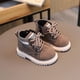 thumbnail image 5 of Botas Niños Niños Zapatos Casuales Zapatos de Invierno Acogedores para Niños Niñas (24) Gris Wdftyju Tenis De Mujer Tenis De Hombre, 5 of 6