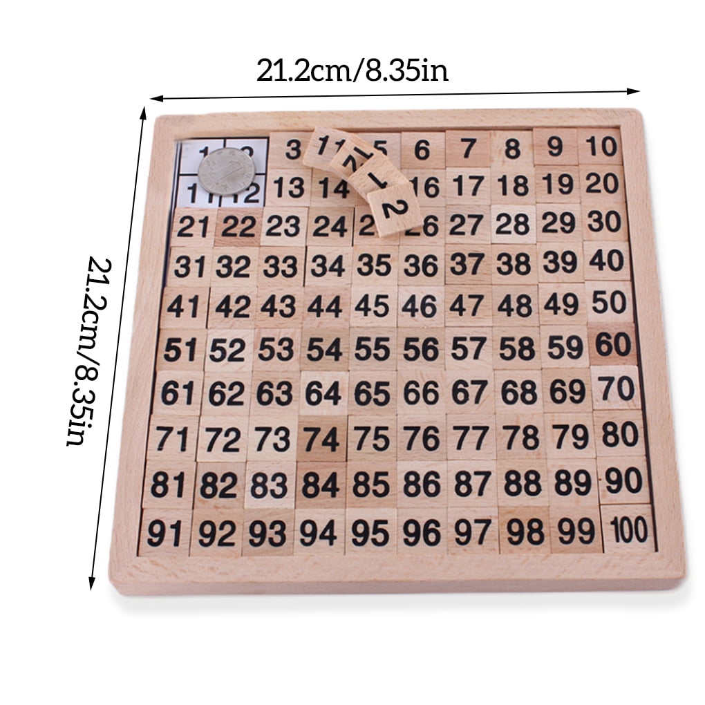 Ensemble Mathématique à Cadres En Bois Pour Enfants - Jeu Éducatif De Comptage Et Calcul Dès 3 Ans
