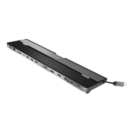 UPC: 0847626003394 | j5create JCD543P – Docking station – USB-C – VGA  2 x HDMI  DP – GigE – 90 Watt