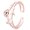Rose Gold, variant on Dainty Rose Flower Wedding Statemment Ring for Women Adjustable Elegant Promise Floral Band Engagement Stacking Delicate Charm Everyday Rings for Valentine Girlfriend Fashion Jewelry
