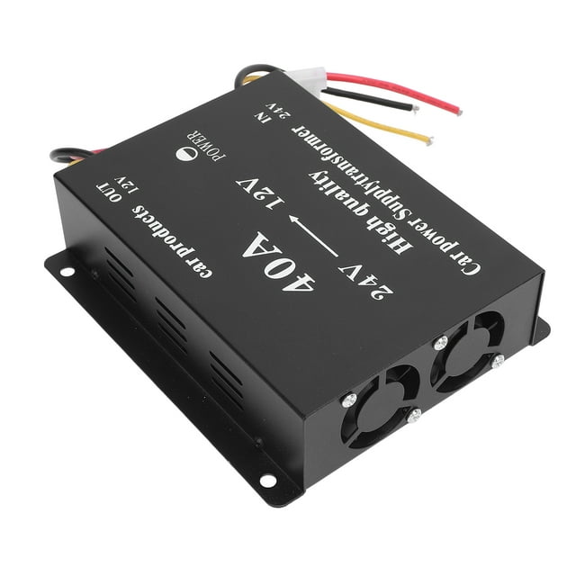 24V to 12V DC Voltage Converter 600W Truck Sound Power Adapter Voltage Reducer Long Distance Driver Converter Regulator for Cars RVs SUVs Buses
