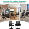 thumbnail image 7 of NiamVelo Desk Chair Mesh Office Chair Mid Back Computer Chair with Lumbar Support & Armrest，Adjustable Rolling Chair for Home /Office/Gaming/ Bedroom /Study, 250LBS, （Black）, 7 of 7
