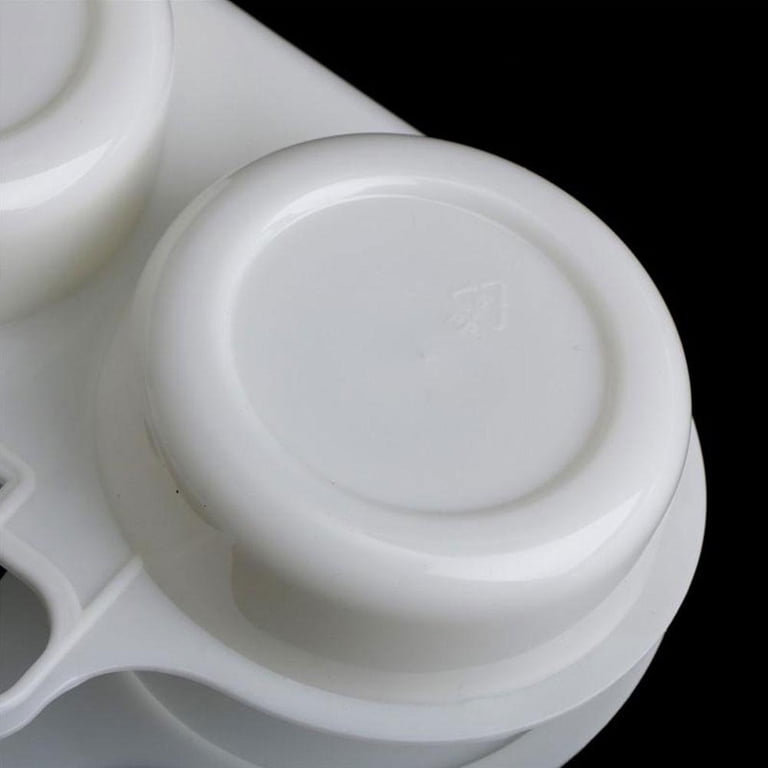Microwave Egg Poacher – 2-Cavity Silicone Cup, Double Layer Design, BPA-Free, Dishwasher Safe