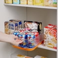 thumbnail image 2 of VECELO 2 Pack Plastic Storage Bins, Multi-Use Built-In Handles Clear Storage Containers, Pantry & Home Organization Storage Boxes, 11.42" x 8.46" x 3.94", 2 of 9