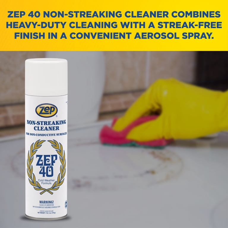 Zep 40 Heavy-Duty Aerosol Cleaner - 18 oz, Case of 12 - Walmart.com