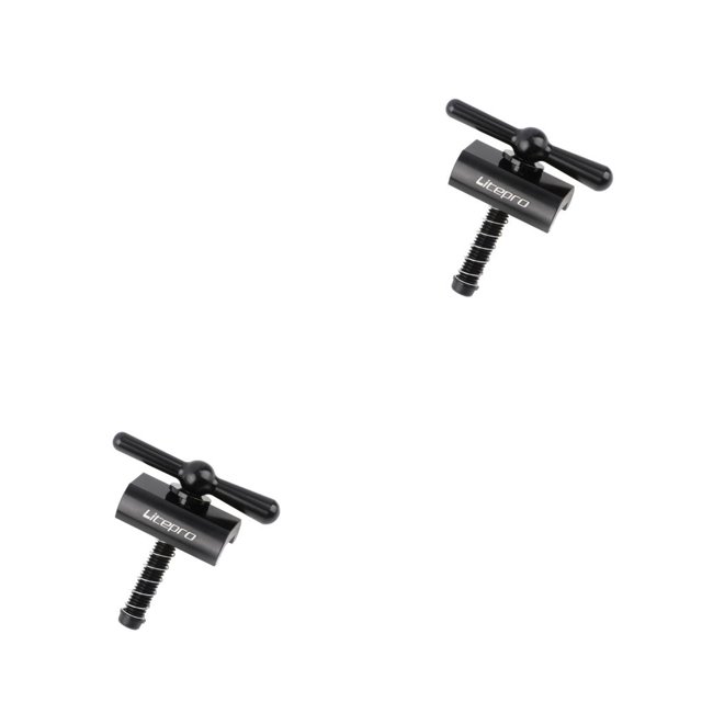 Naiovety Bicicleta bisagra abrazadera palanca placa repuestos bicicletas marcos componente hebilla parte exterior ciclismo ajuste negro Negro 2piezas Naiovety CBP497069