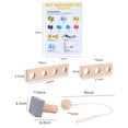 thumbnail image 2 of Ensamblaje De Tuercas De Juguete Para Niños, Tuerca De Tornillo De Madera, Juguete De Ensamblaje De Cuentas, Aprendizaje Temprano, Regalos Para Bebé Para E Hijos, 2 of 8