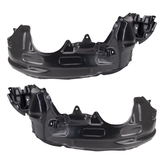 TRQ Front Inner Fender Liner Set Fits Select 2004-2006 Scion xA SC1248101 SC1249101