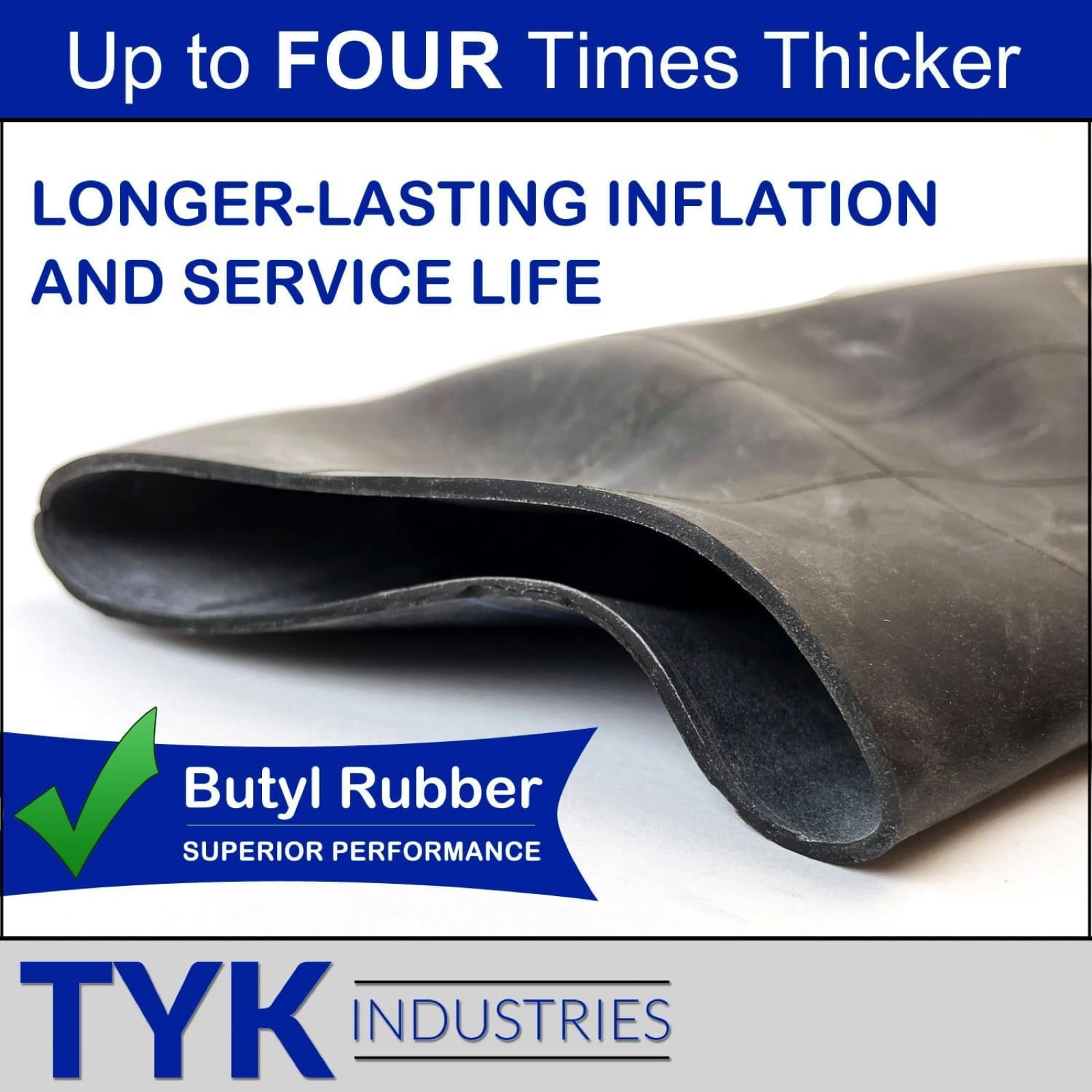 Two 18X8.5-10, 20X8-10 ATV, Mower, Boat Trailer Tire Inner Tube, TR13 Valve Stem