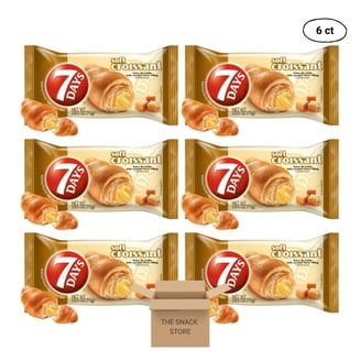 7DAYS Mini Croissant Pouches, Chocolate Filled, 2.12oz, Pack of 30