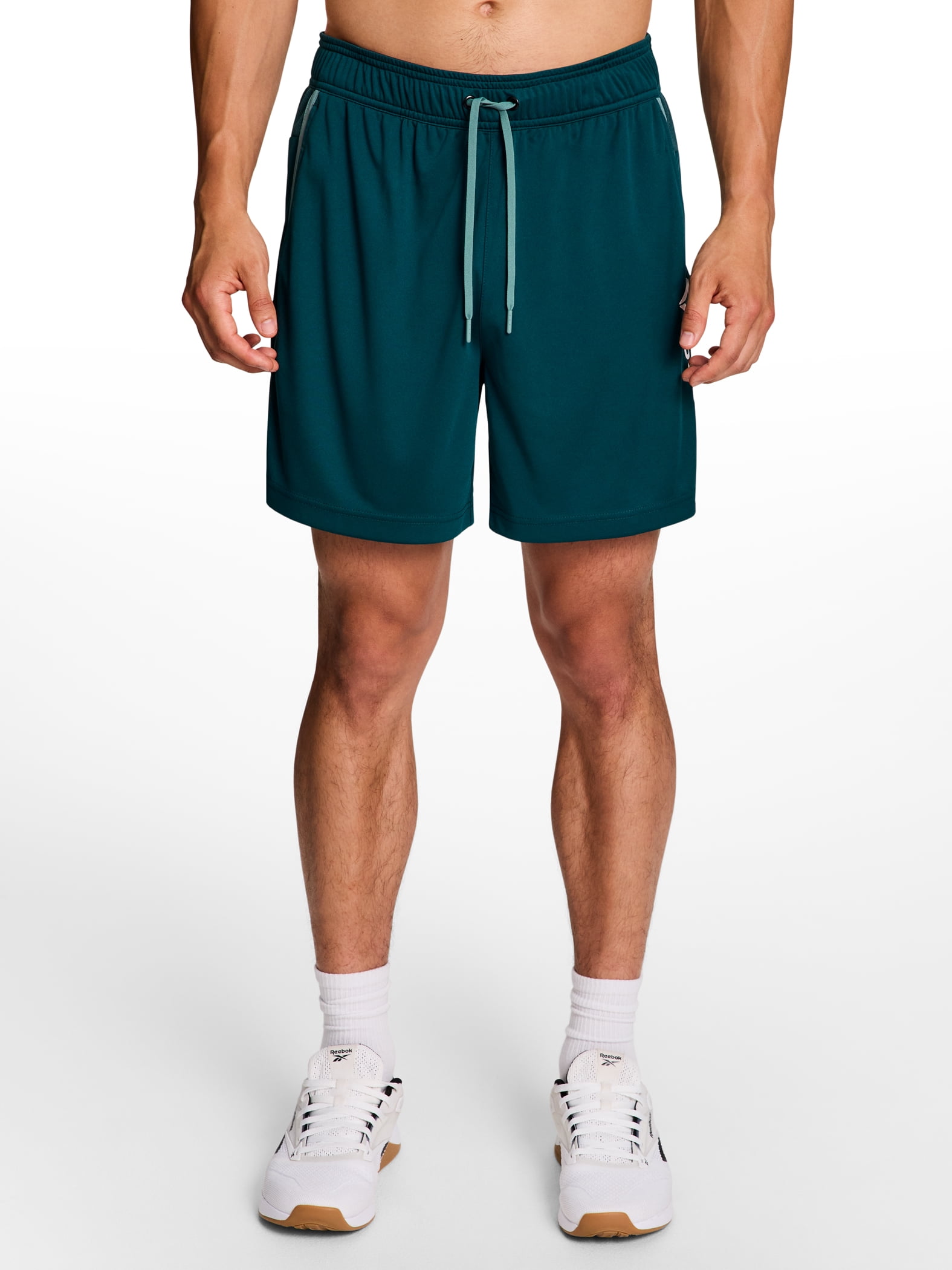 Reebok Men's Reebok Men's and Big Men's Champ Knit Performance Shorts, 6" Inseam, Sizes XS-3XL
