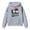 Grey, variant on Tisuna Boys Girls Fashion Hoodie Child 100Th Days Of School Print Long Sleeve Hooded Tops Casual Comfortable Kids Autumn Winter School Wear Black Size 2-3 Years