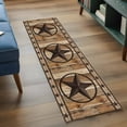 thumbnail image 5 of Farmhouse Stars Kitchen Runner Rug 2x6 Washable Runners for Hallway Non Slip Vintage Country Western Wooden Grain Large Area Rug Indoor Floor Carpet for Bathroom Laundry Entryway Bedroom Living Room, 5 of 9