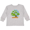 thumbnail image 3 of Inktastic Bonsai Tree Garden Girls Long Sleeve Toddler T-Shirt, 3 of 5