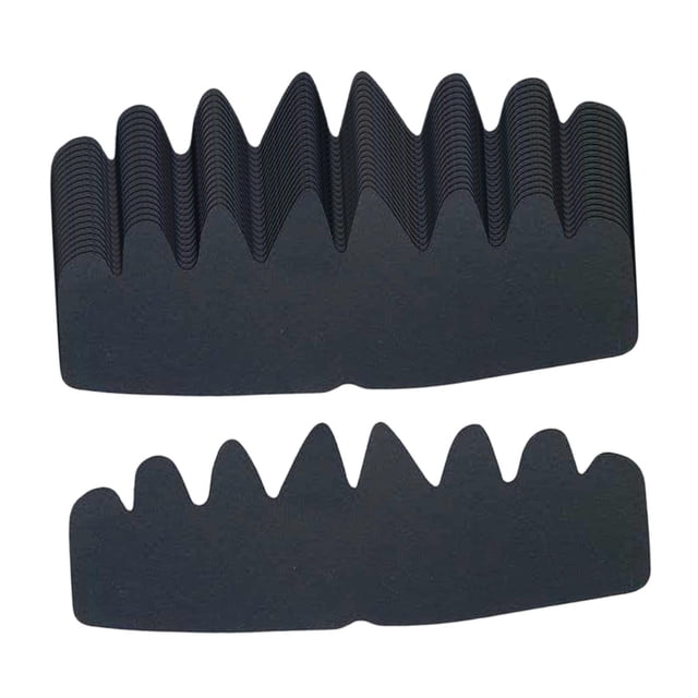 20 piezas de insertos de fieltro con forma de corona de béisbol de alto rendimiento, reutilizables. Negro S