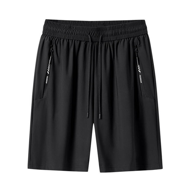 Besolor Mens Athletic Shorts Big and Tall Drawstring Elastic Waist Quick Dry Gym Running Workout Shorts with Pockets