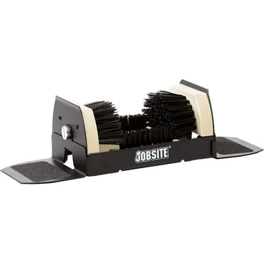 Jobsite Boot Scrubber & Shoe Scraper Brush, Extra Wide