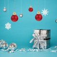 thumbnail image 2 of EeaseMX 10 Uds. De tapas colgantes de bolas, tapas de bolas decorativas de plástico, piezas de bolas de Navidad DIY, 2 of 8