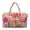 Tropical Palm Floral, variant on Garronmavis Tropical Palm Print Large Quilted Duffle Bag for Women, Weekender Overnight Bag Carry On Travel Tote Gym Dance Bag with Zipper Pockets